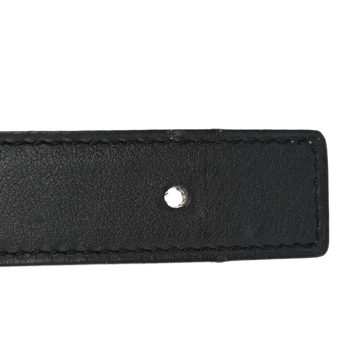 Hermes Swift Epsom 24mm Belt Strap 85/34 Black Gold 4 of 7