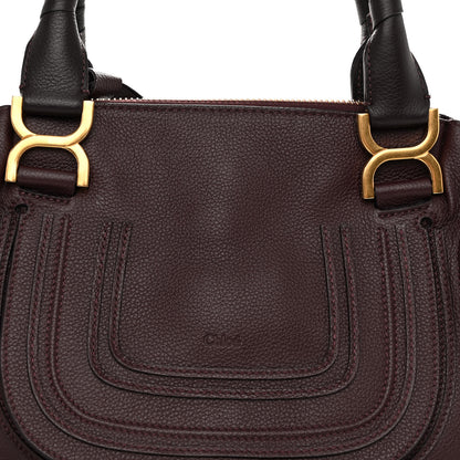 Chloe Calfskin Small Marcie Satchel Intense Violine 6 of 9