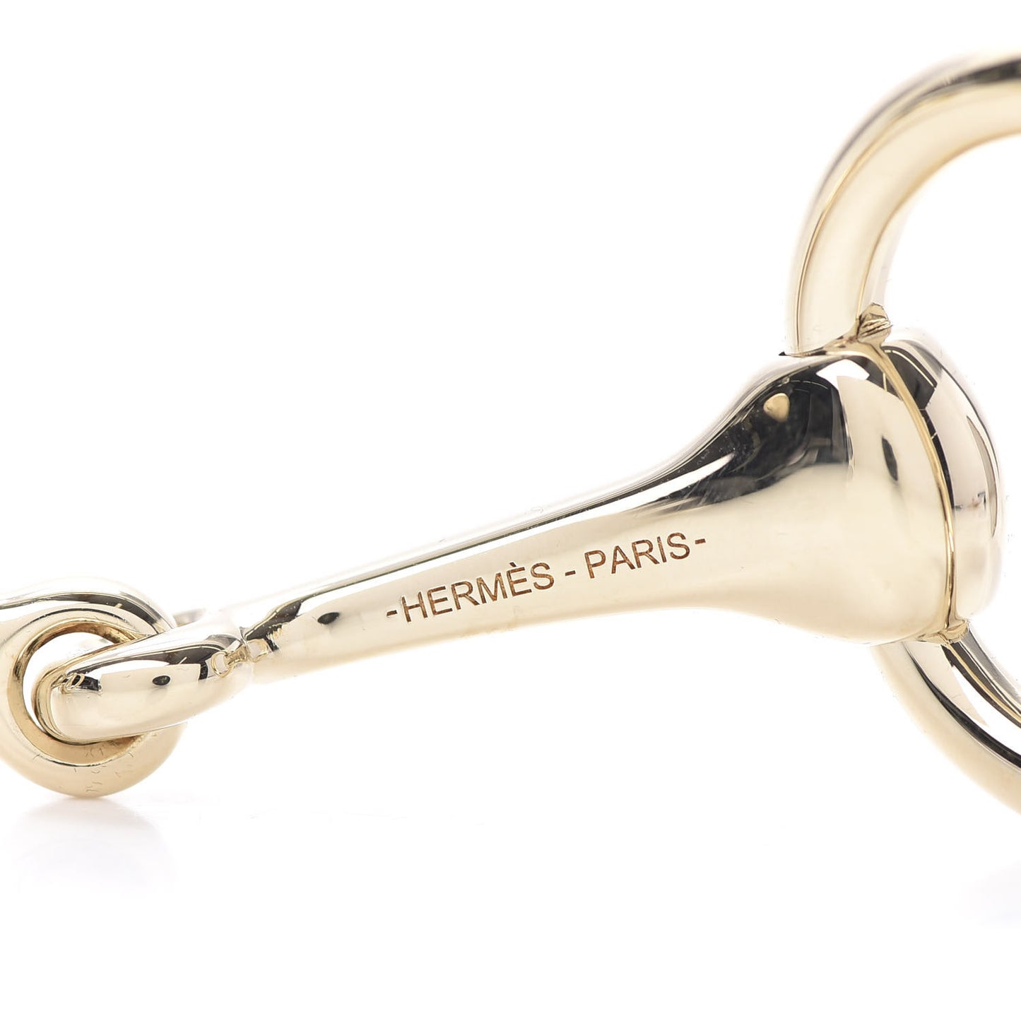 Permabrass Mors Scarf Ring Gold