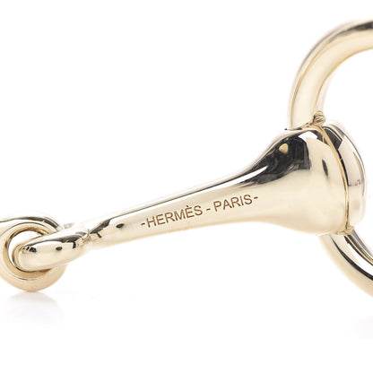 Hermes Permabrass Mors Scarf Ring Gold 3 of 6