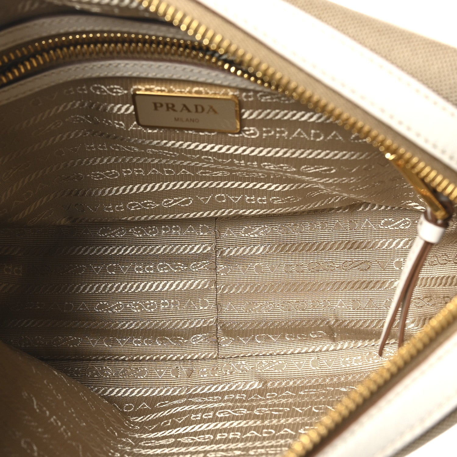 Prada Jacquard Logo Camera Bag Corda Talco 5 of 9