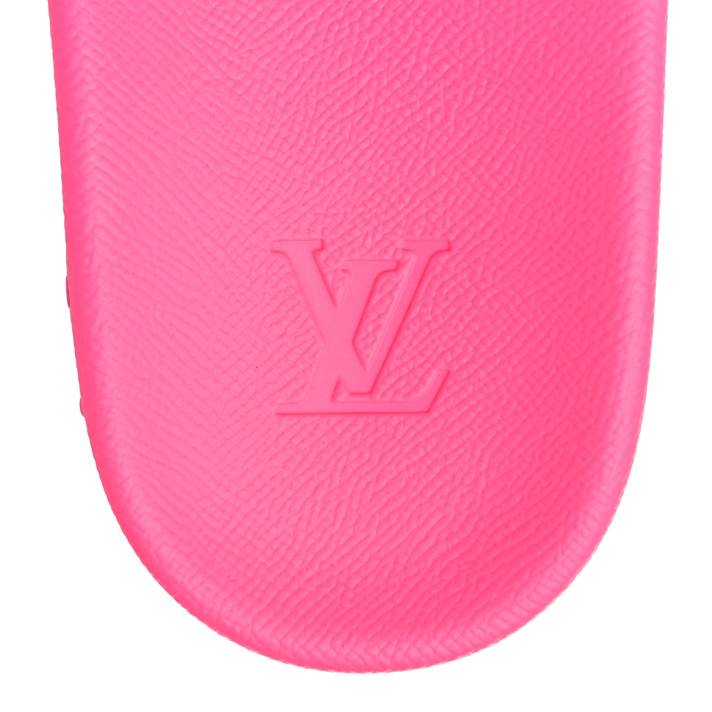 Rubber Embossed Monogram Mens Waterfront Mules 11 Pink