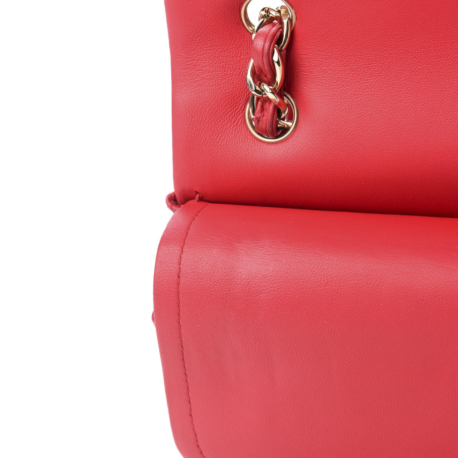 Chanel Lambskin Quilted Jumbo Double Flap Pink 9 of 14