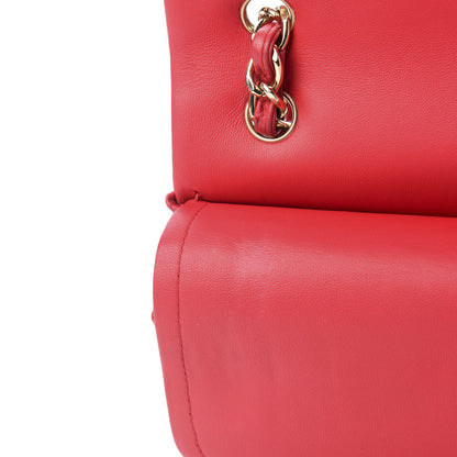 Chanel Lambskin Quilted Jumbo Double Flap Pink 9 of 14