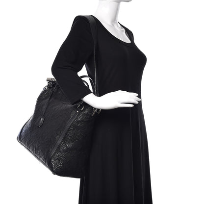 Louis Vuitton Monogram Lambskin Antheia Ixia MM Black 2 of 11