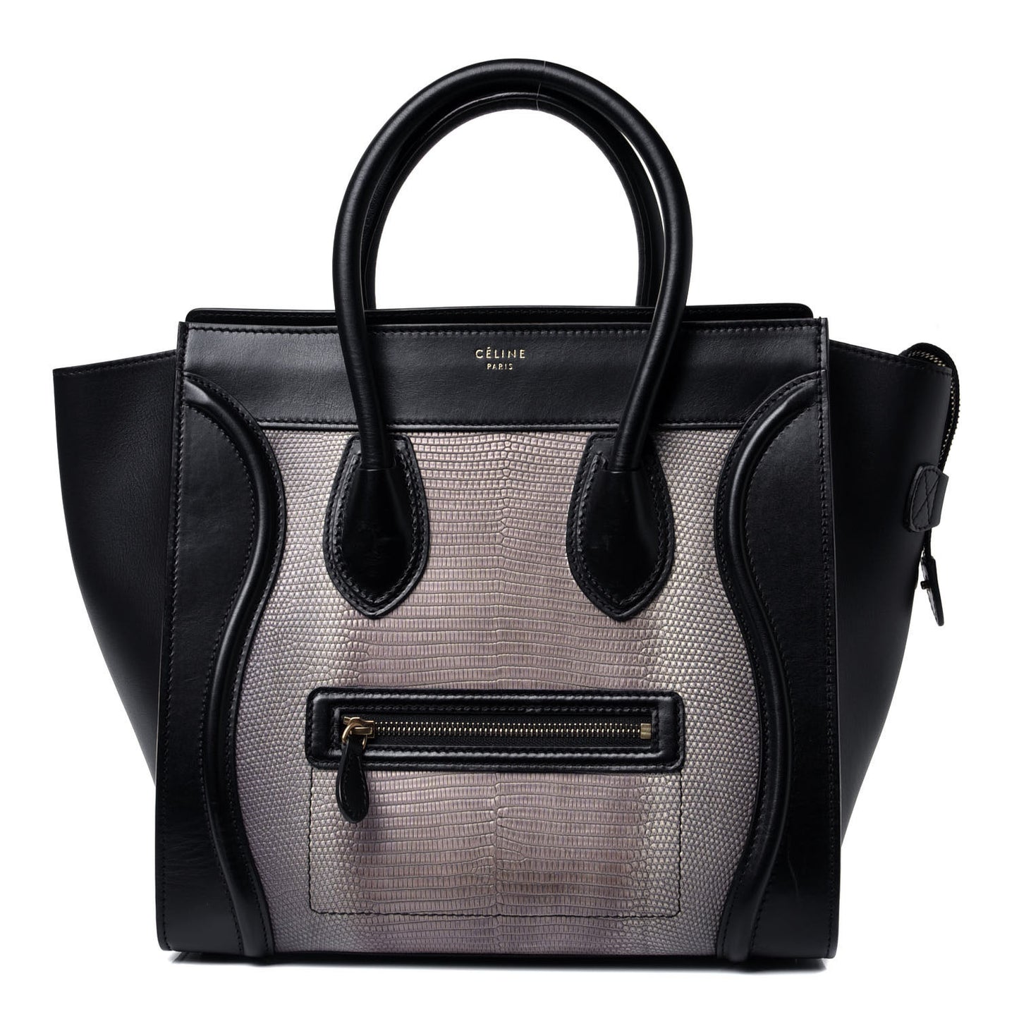 Lizard Mini Luggage Black