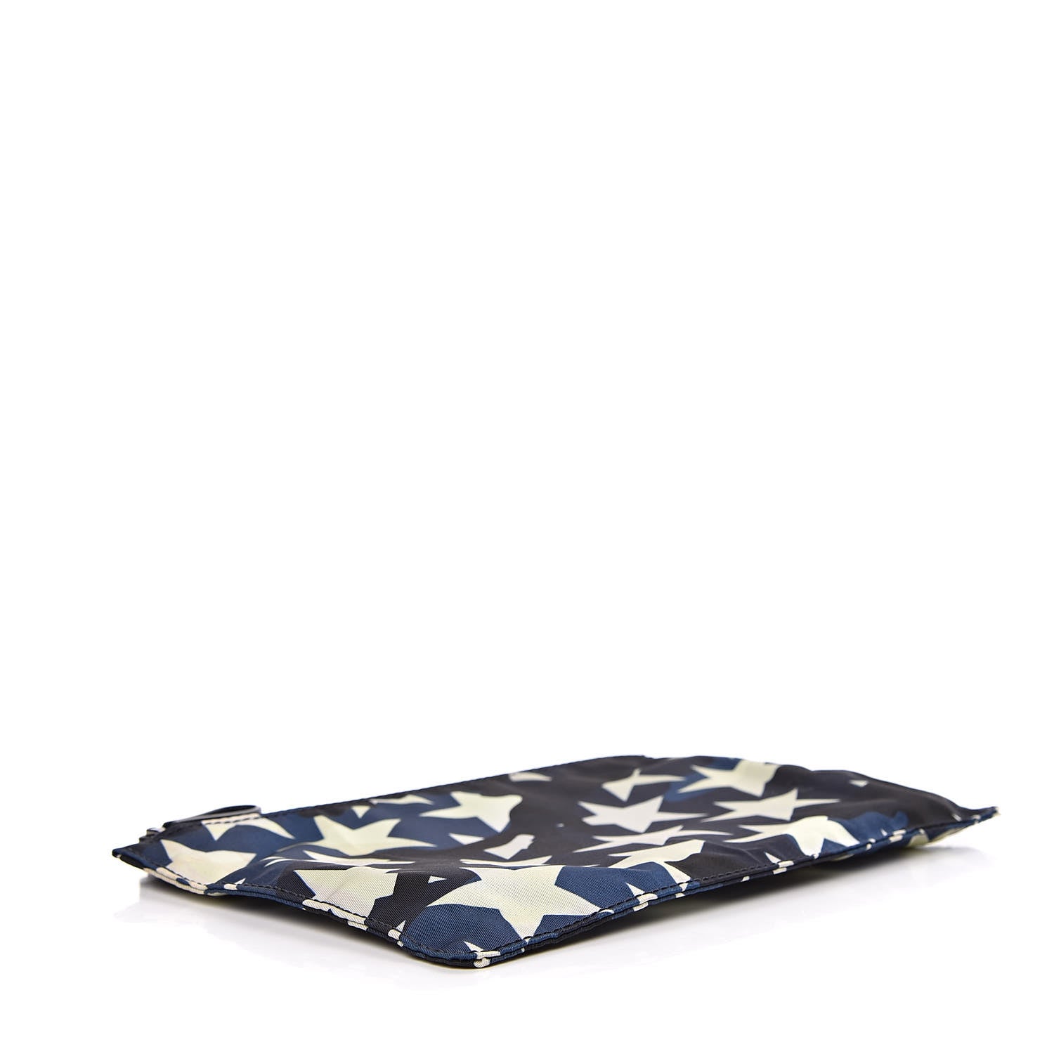 Valentino Garavani Nylon Camustars Medium Zip Pouch Marine Light Ivory 5 of 10