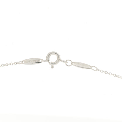 Tiffany Sterling Silver Tsavorite Garnet Elsa Peretti Color by the Yard Pendant Necklace 5 of 5