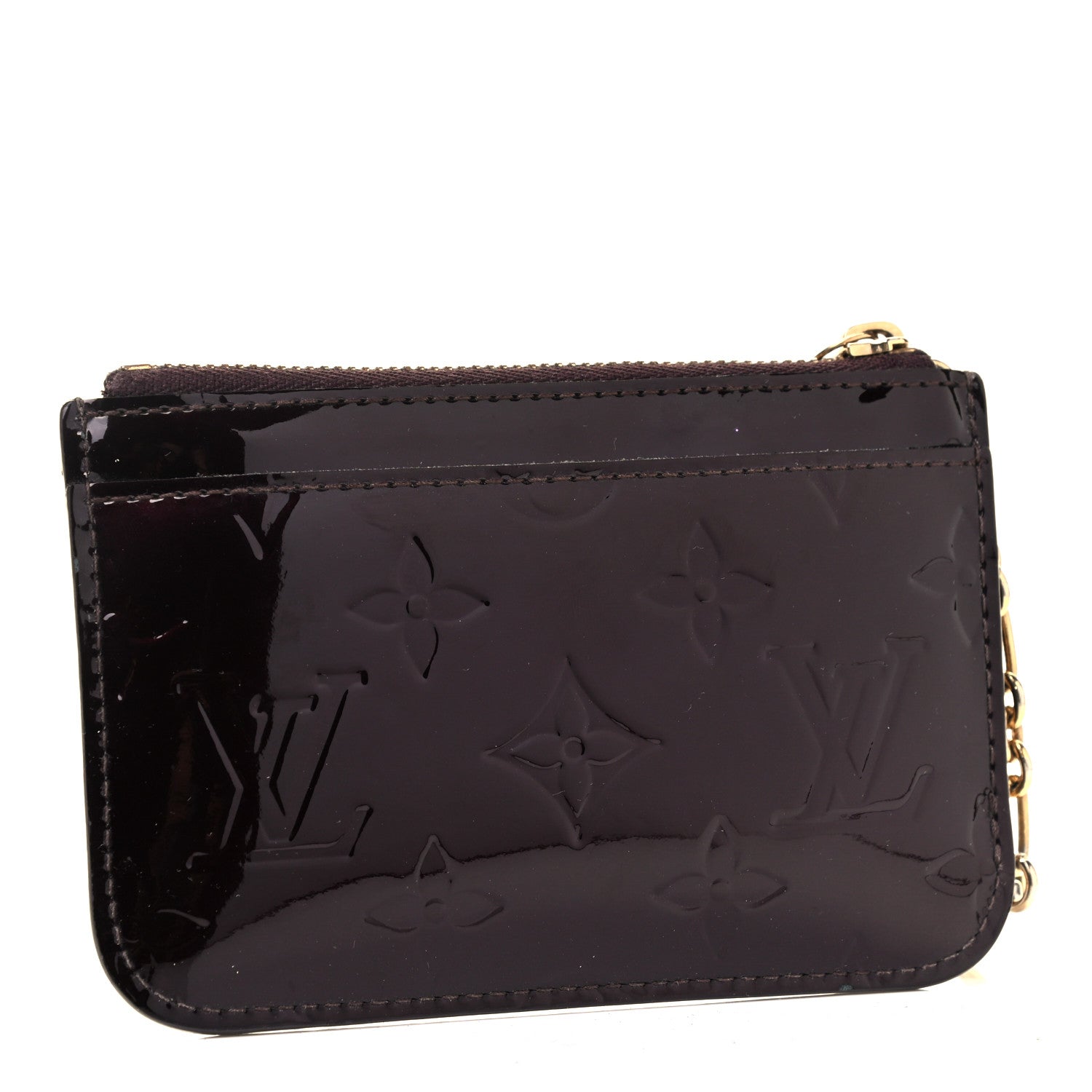 Louis Vuitton Vernis Key Pouch Amarante 2 of 4