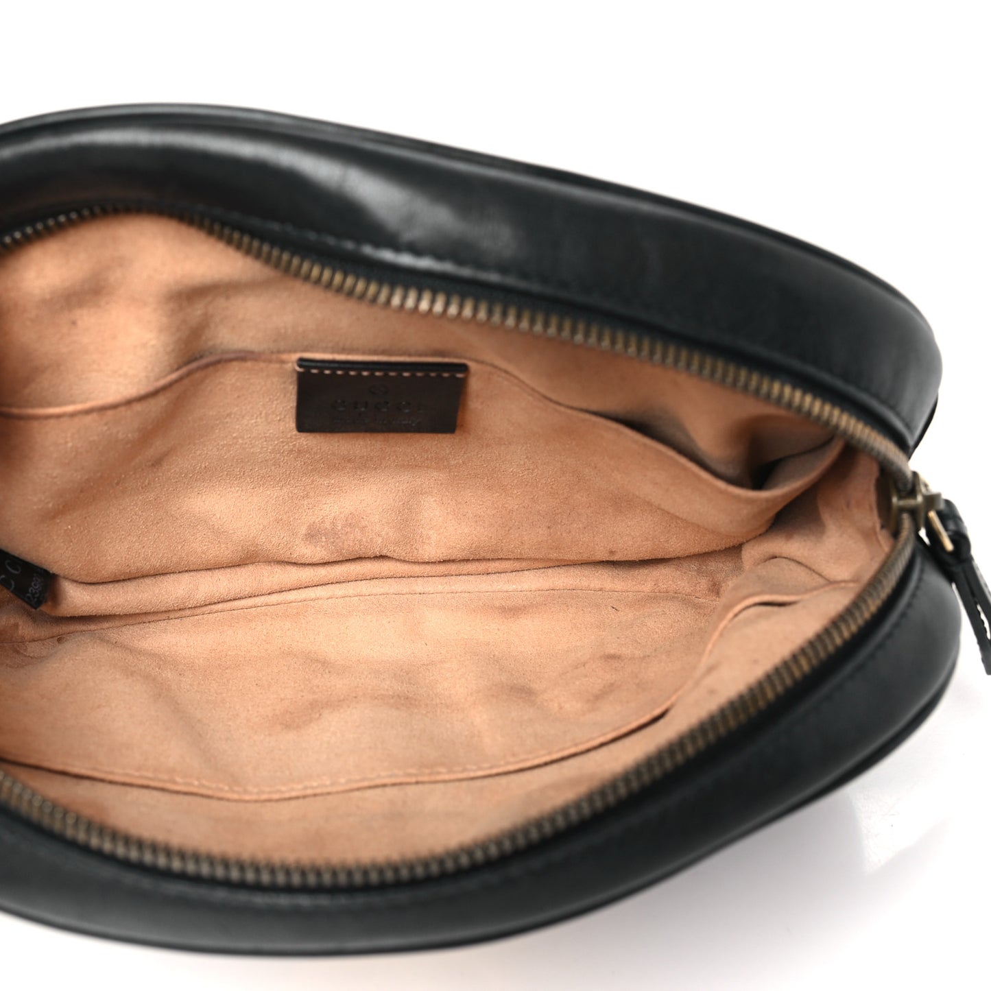Calfskin Matelasse GG Marmont Belt Bag 95 38 Black