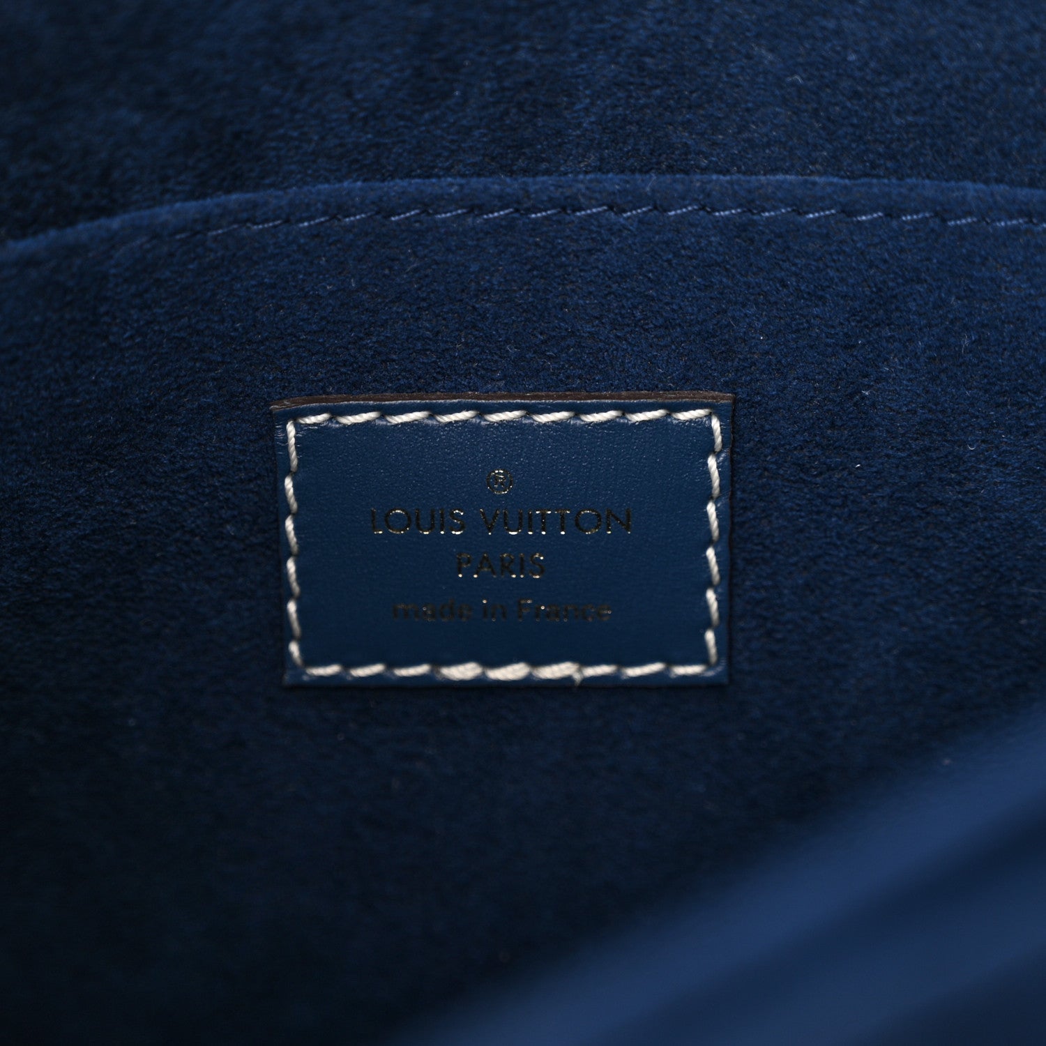 Louis Vuitton Denim Monogram Jacquard Dauphine MM Bleu 6 of 10