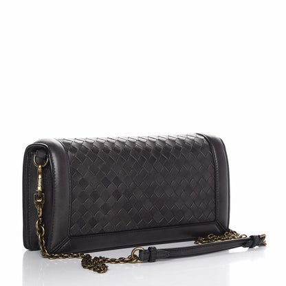 Bottega Veneta Nappa Intrecciato Olimpia Knot Clutch New Light Grey 3 of 7