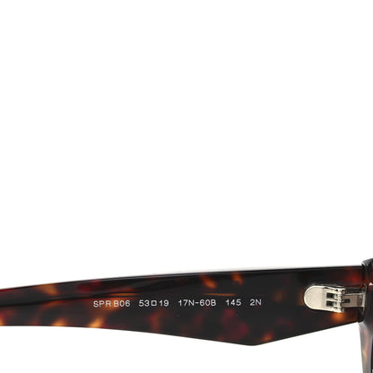 Prada Acetate Symbole Sunglasses SPR B06 Havana 5 of 8