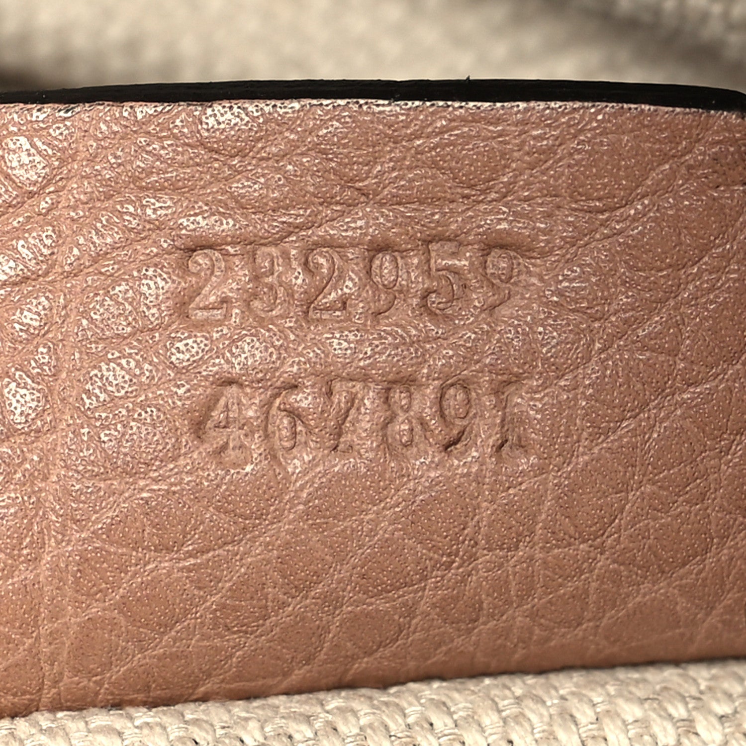 Gucci Monogram Bamboo Bar Medium Tote Blush 7 of 10