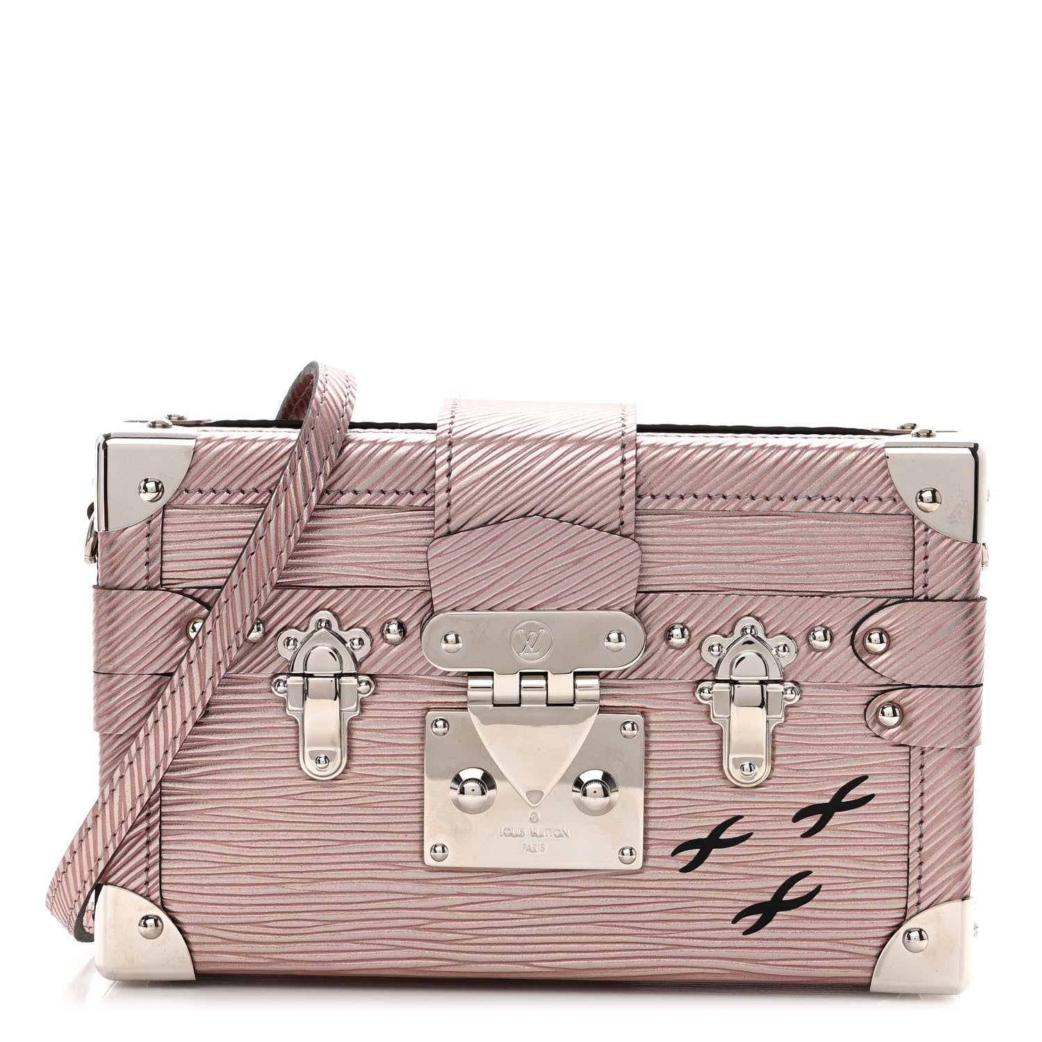 Louis Vuitton Epi Petite Malle Rose Gold 1 of 8