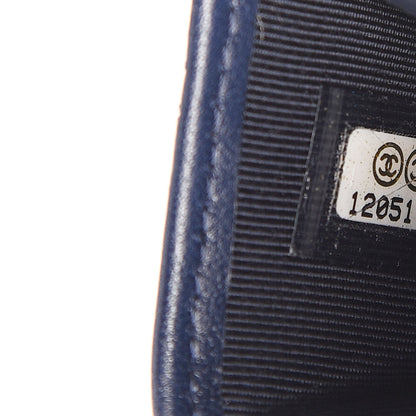 Chanel Lambskin Quilted Card Holder Navy Blue 7 of 8