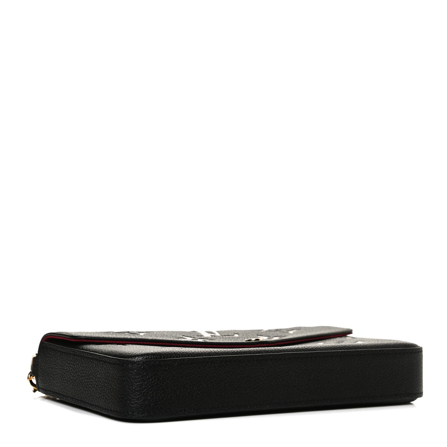 Louis Vuitton Empreinte Monogram Giant Felicie Pochette Black Beige 4 of 12