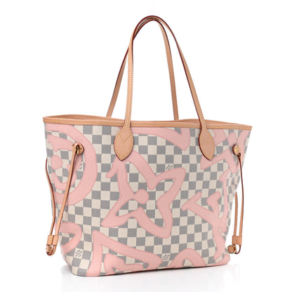Louis Vuitton Damier Azur Tahitienne Neverfull MM 4 of 10