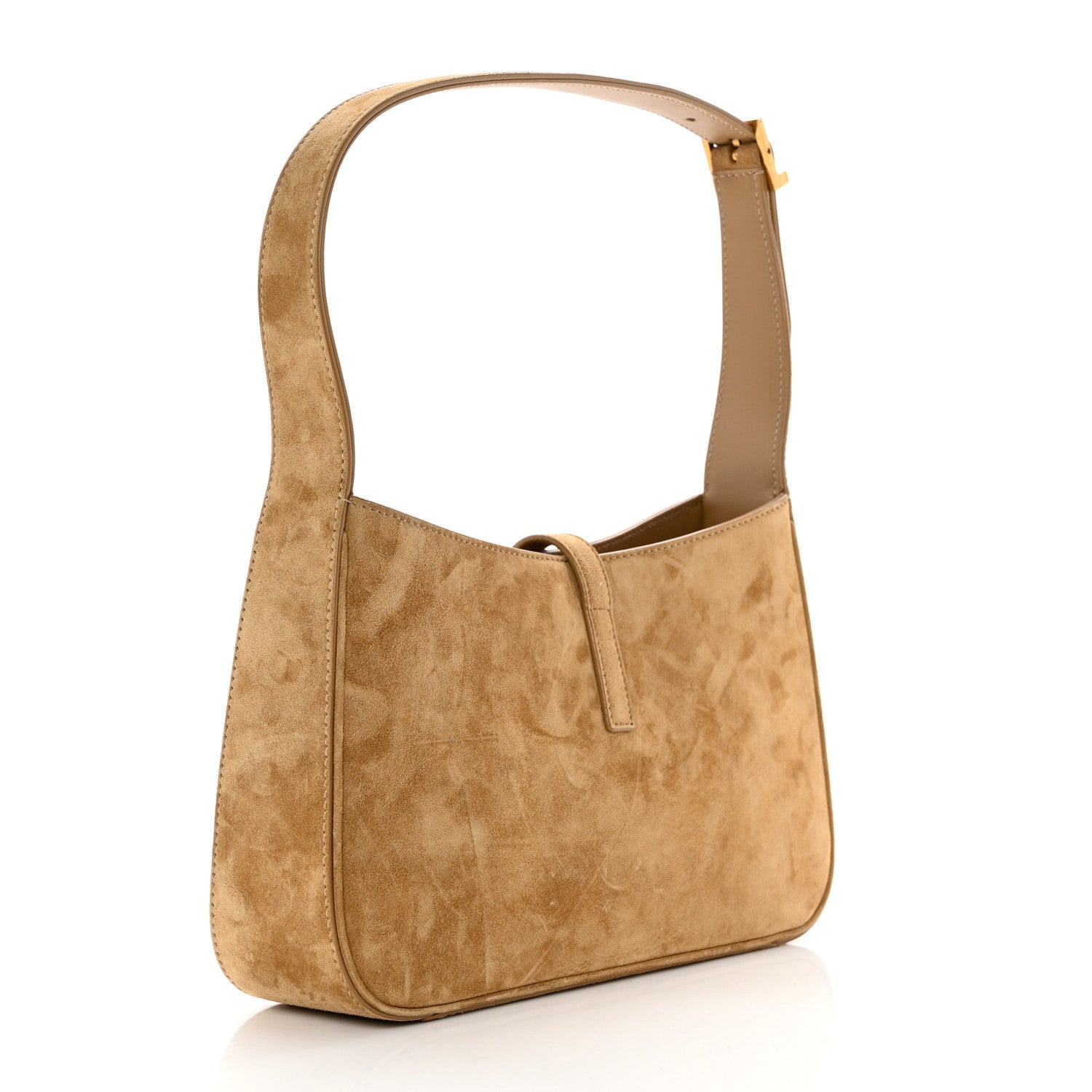 Saint Laurent Suede Calfskin Le 5 A 7 Hobo Beige 3 of 8