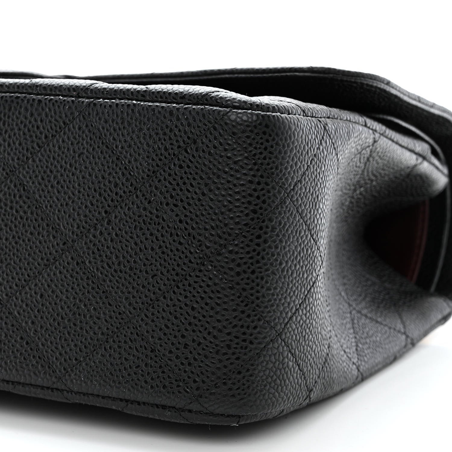 Chanel Caviar Quilted Jumbo Double Flap Black 10 of 12