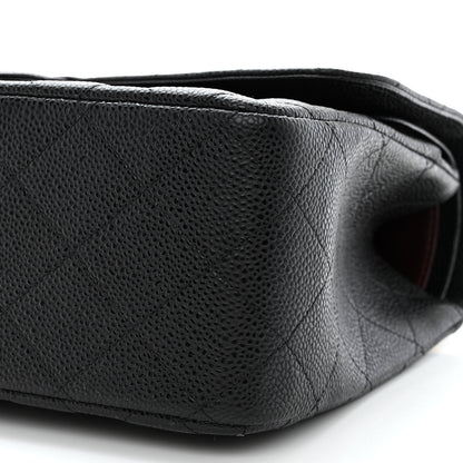 Chanel Caviar Quilted Jumbo Double Flap Black 10 of 12