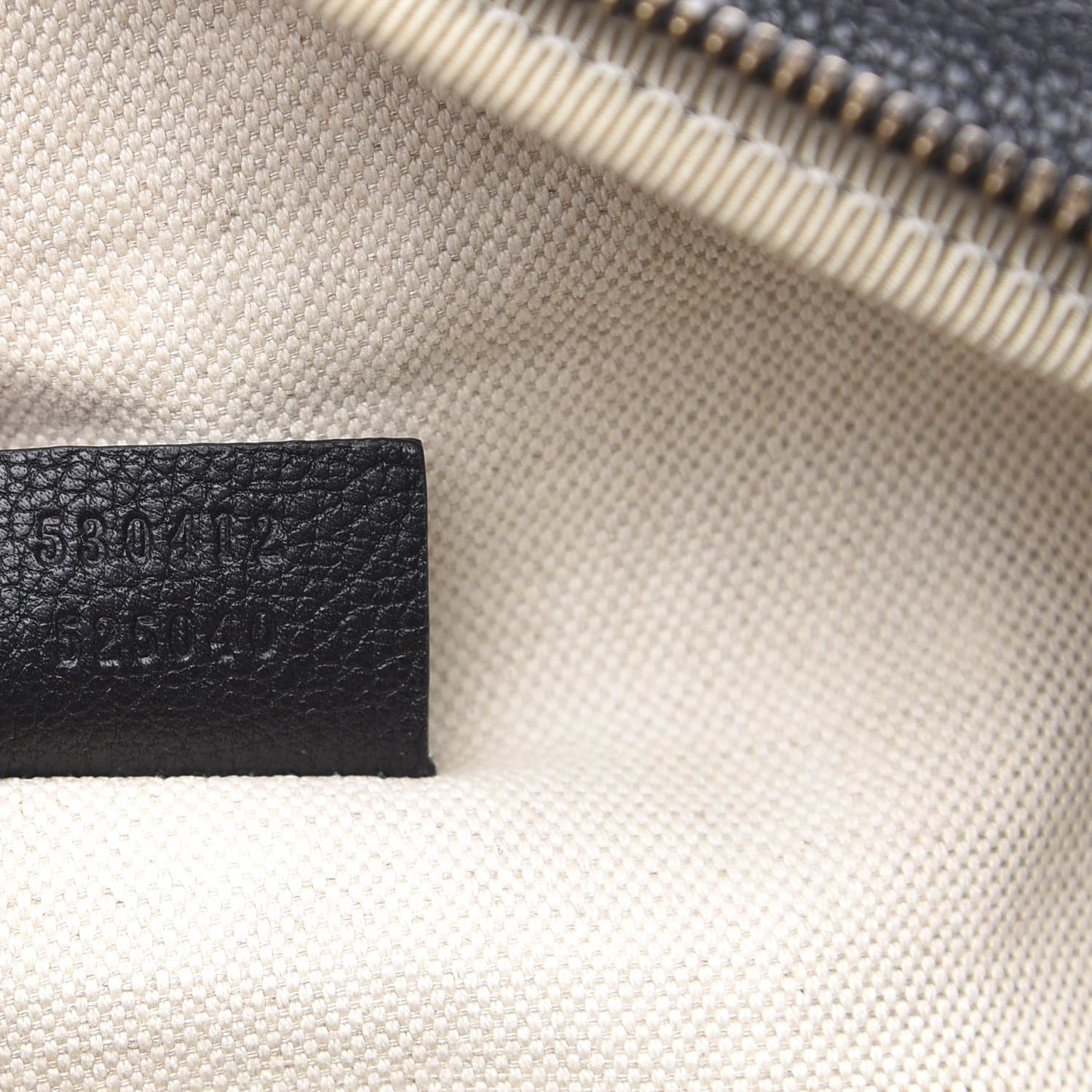 Grained Calfskin Logo Belt Bag Black