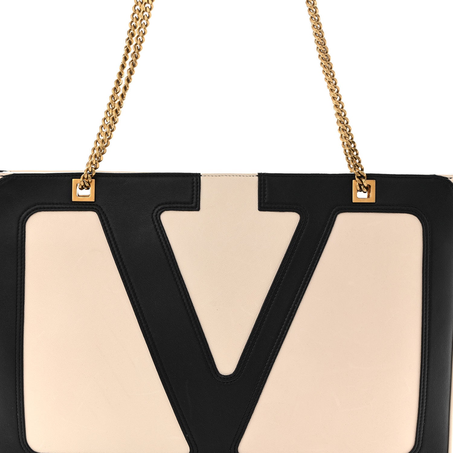 Valentino Garavani Nappa Medium Viva Superstar Shopping Tote Butter Black 7 of 10