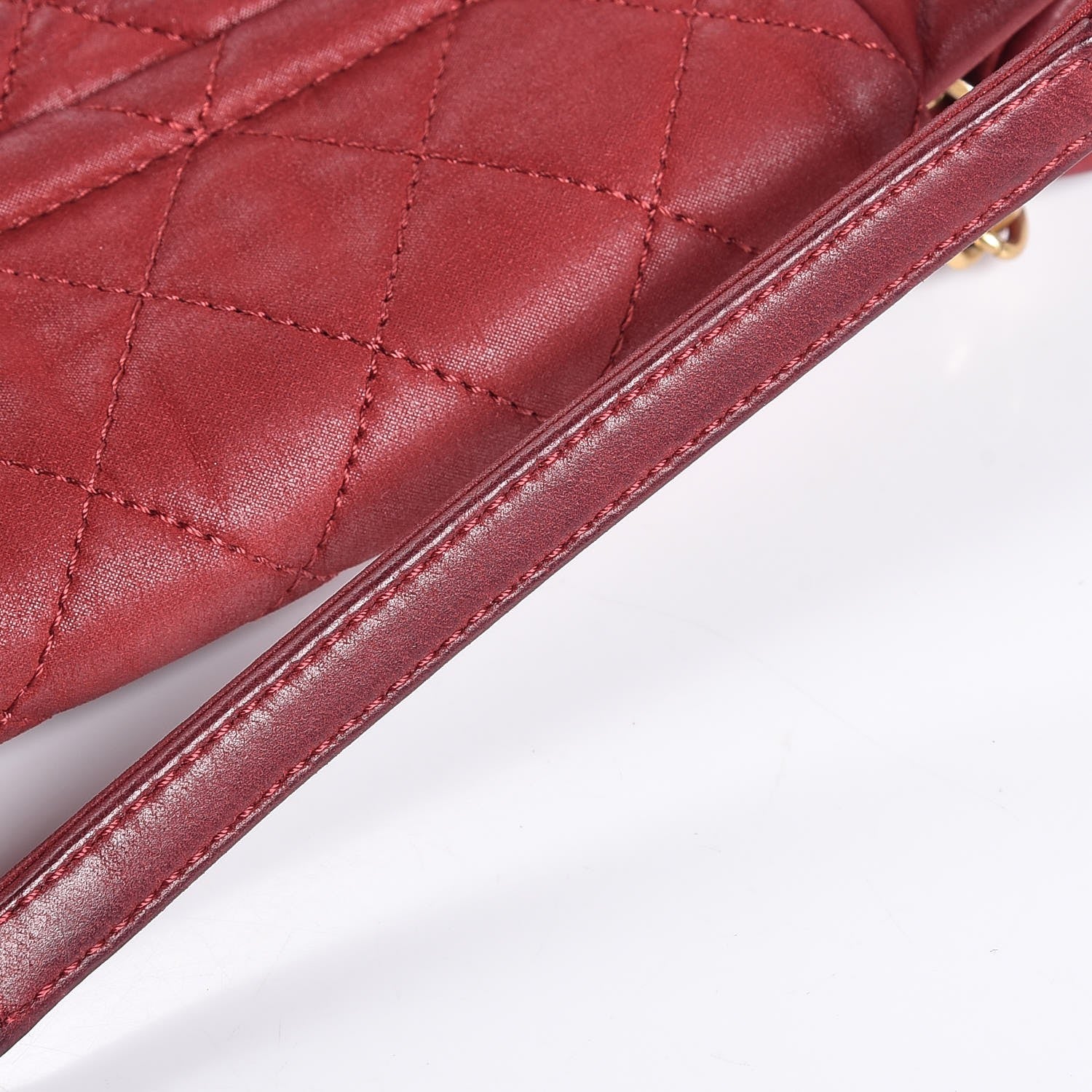 Chanel Iridescent Calfskin Large Chic Quilt Flap Red 6 of 10
