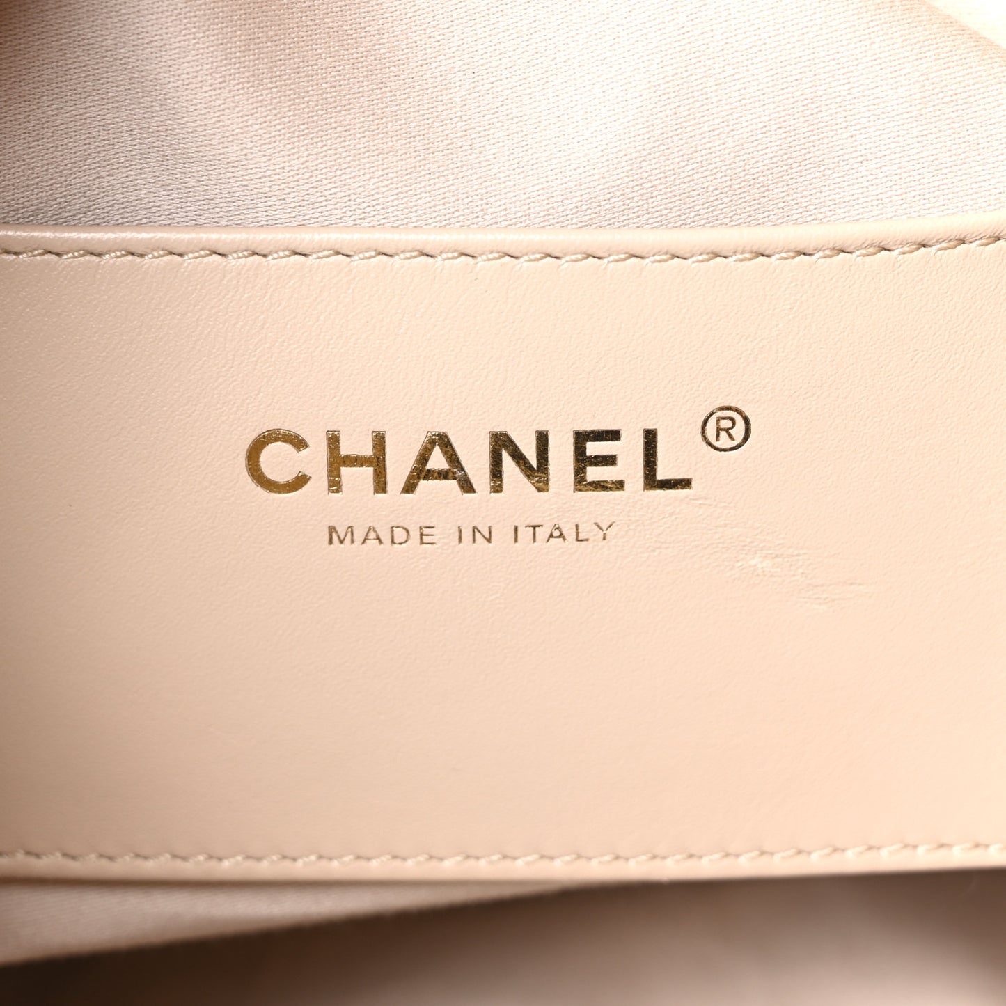 Caviar Quilted Medium Chanel 25 Handbag Beige