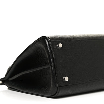 Gucci Grainy Calfskin Small Zumi Top Handle Bag Black 11 of 14