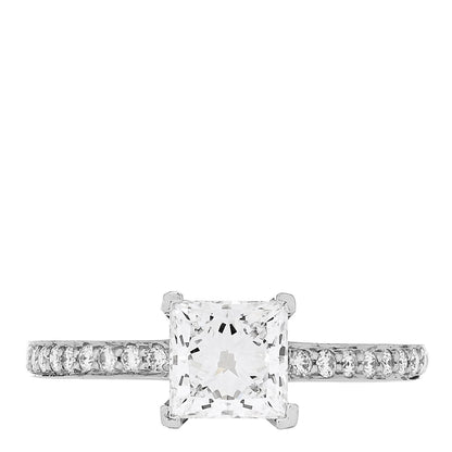 Tiffany Platinum Diamond 1.11ct Novo Princess-Cut Engagement Ring 56 7.5 1 of 7