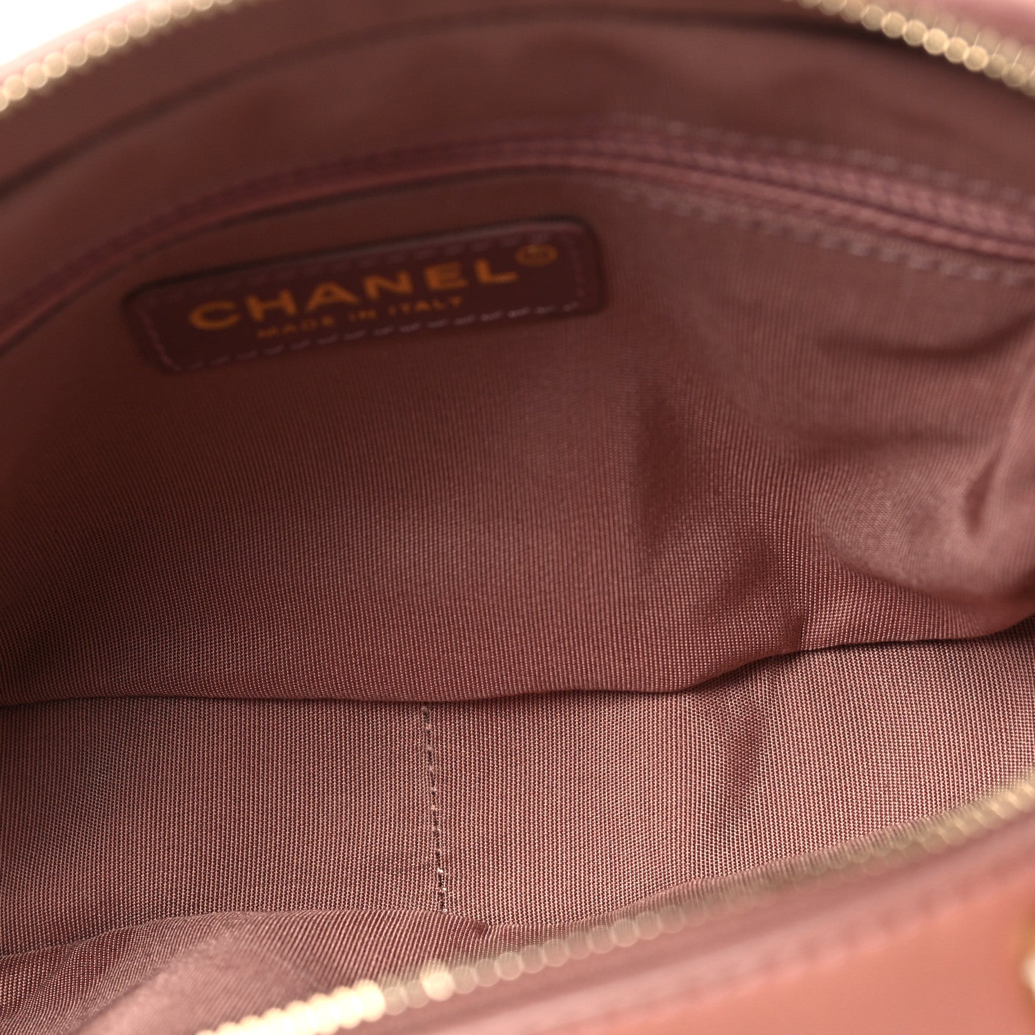 Chanel Lambskin Chevron Quilted Chain Around Camera Case Pink 5 of 12