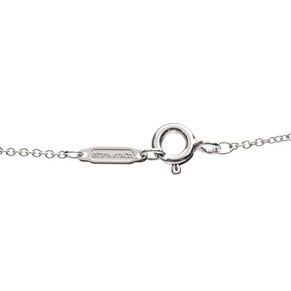 Tiffany Sterling Silver Notes Heart Tag Charm Necklace 6 of 6