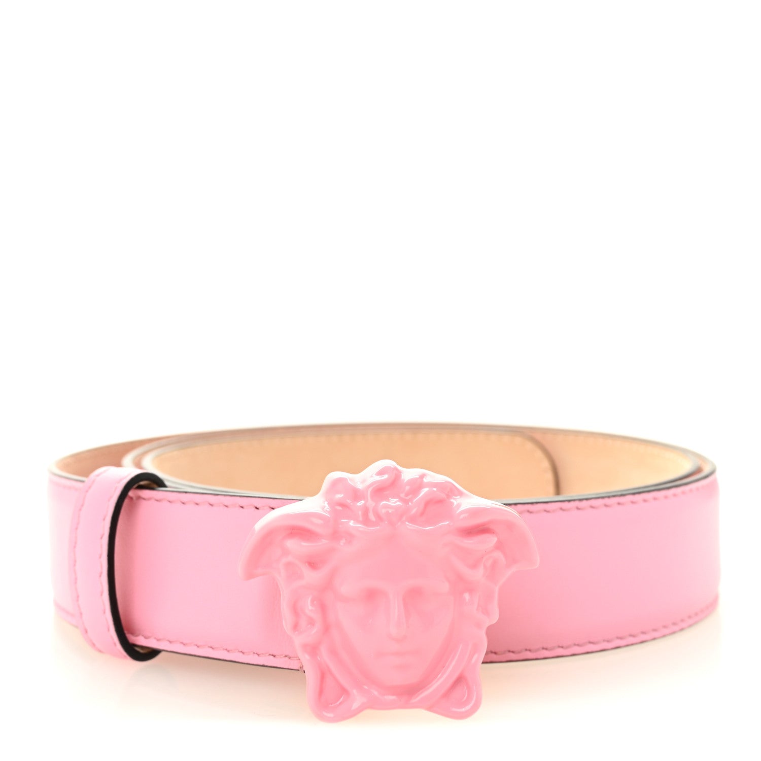 Versace Calfskin La Medusa Belt 95 38 Pink 1 of 6