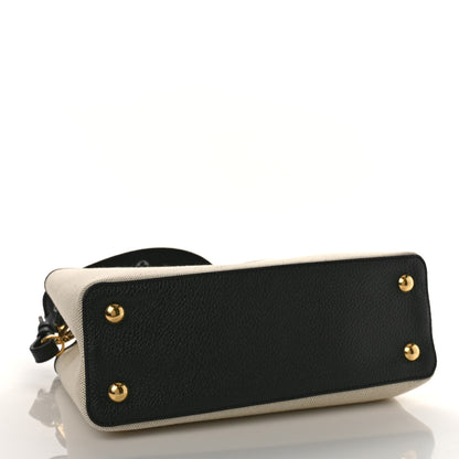 Louis Vuitton Canvas Taurillon Capucines MM Black 4 of 8