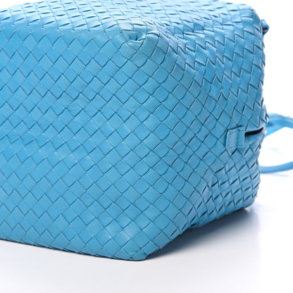 Bottega Veneta Nappa Intrecciato Cube Messenger Turquoise 9 of 10