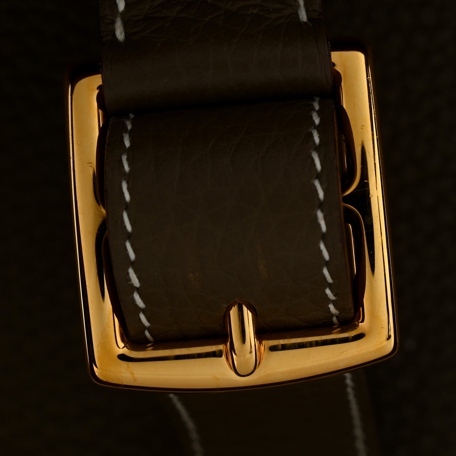 Hermes Taurillon Clemence Halzan 31 GM Etoupe 11 of 12