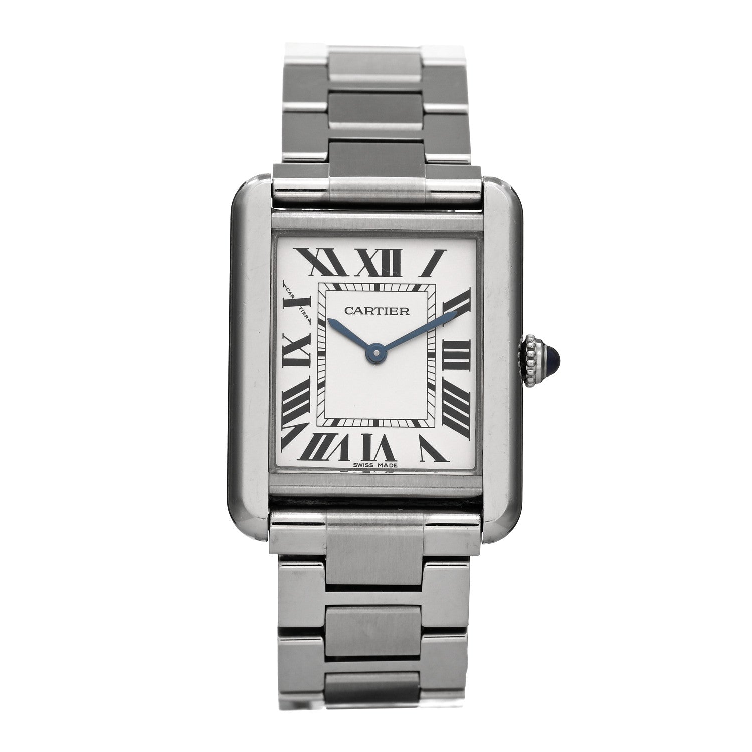 Cartier Stainless Steel 24mm Tank Solo Quartz Watch 1 of 5