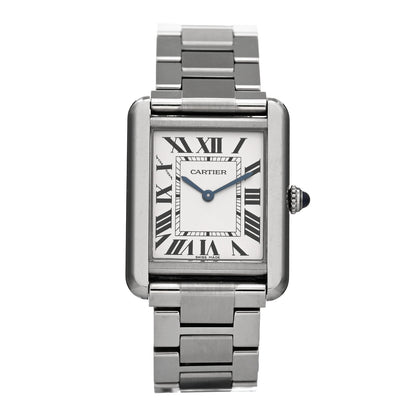 Cartier Stainless Steel 24mm Tank Solo Quartz Watch 1 of 5
