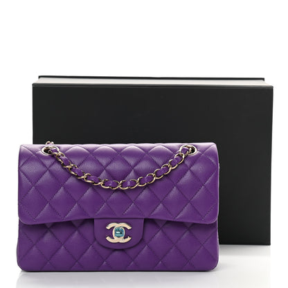 Chanel Caviar Quilted Small Double Flap Dark Purple 11 of 11