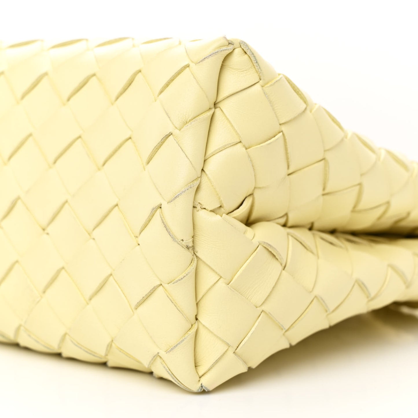 Nappa Intrecciato Small Andiamo Shoulder Bag Chamomile