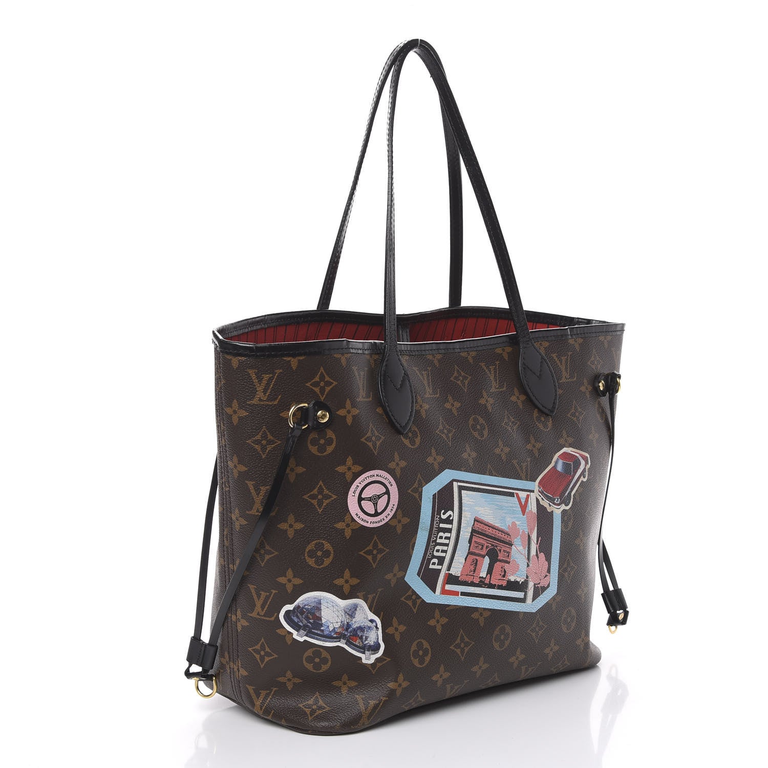 Louis Vuitton Monogram World Tour Neverfull MM 2 of 11