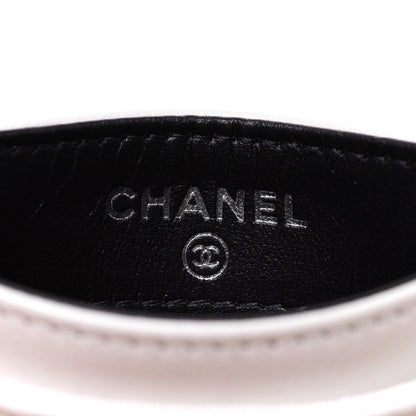 Chanel Caviar Quilted My Everything Card Holder White Black 6 of 8