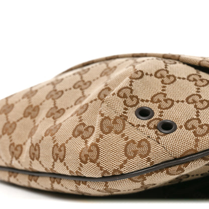 Gucci Monogram Large Belt Bag Beige Dark Brown 8 of 8