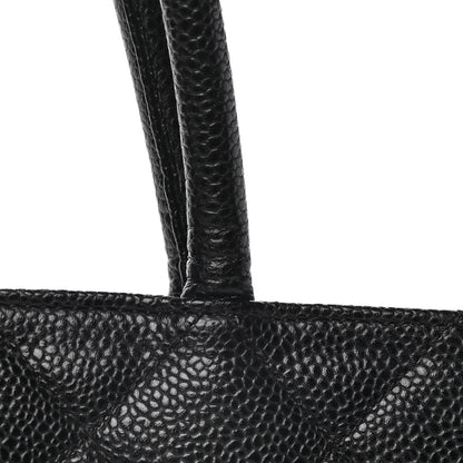 Chanel Caviar Quilted Medallion Tote Black 15 of 15