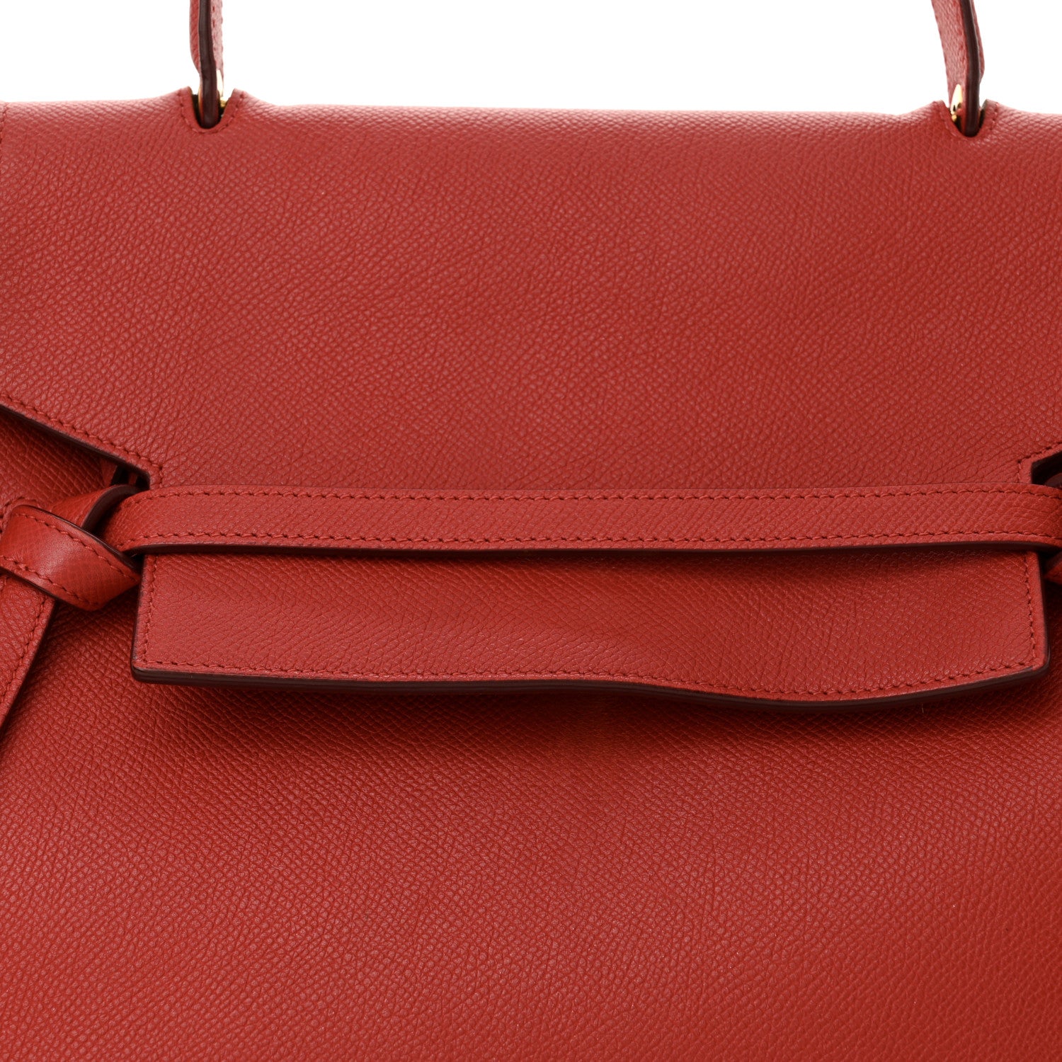 Celine Grained Calfskin Mini Belt Bag Coquelicot 7 of 10
