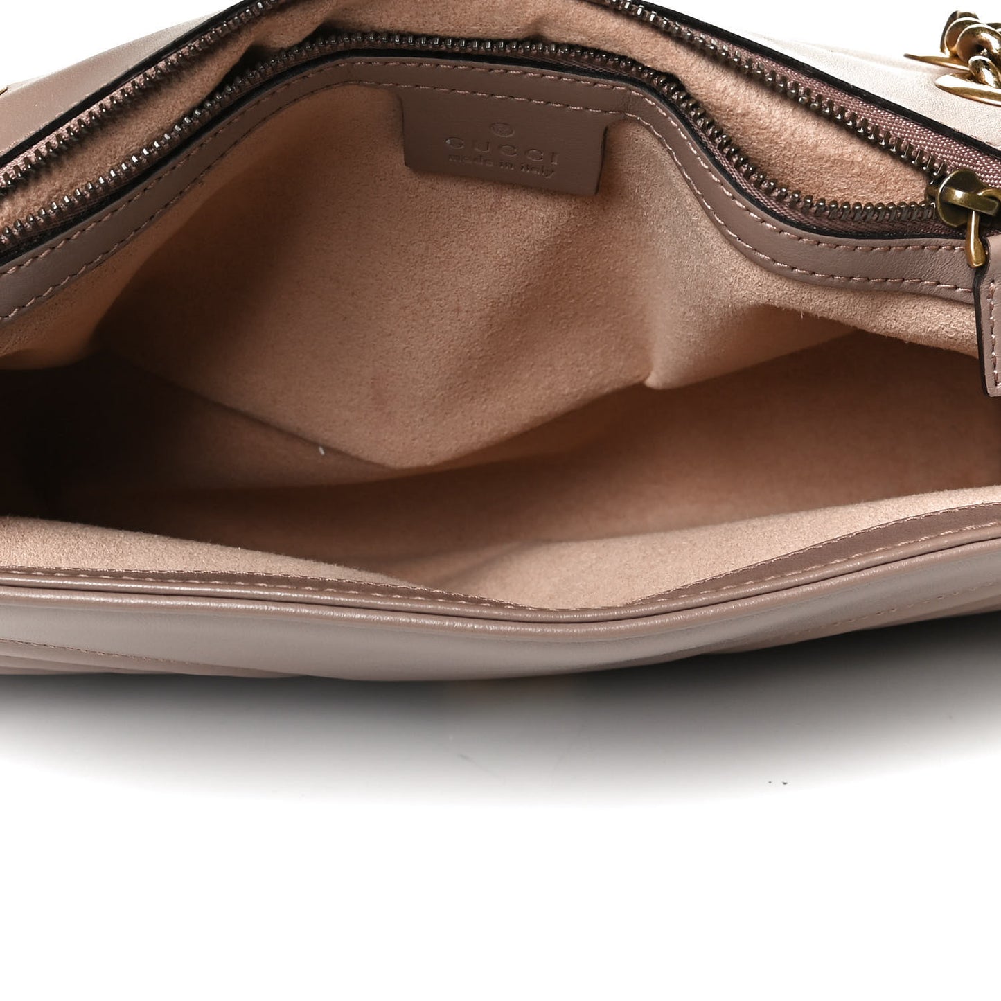 Calfskin Matelasse Small GG Marmont Shoulder Bag Porcelain Rose