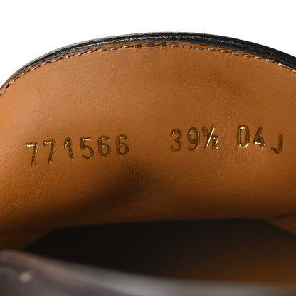 Gucci Quentin Granada Kid Horsebit Slingbacks Pumps 39.5 Black 6 of 11