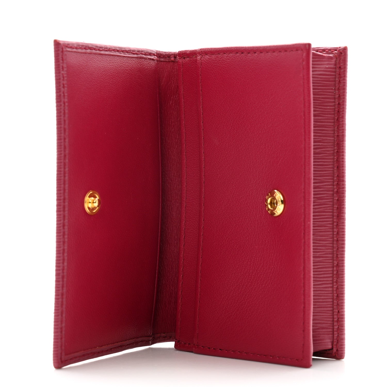 Prada Vitello Move Bi-Fold Card Holder Wallet Ibisco 4 of 10
