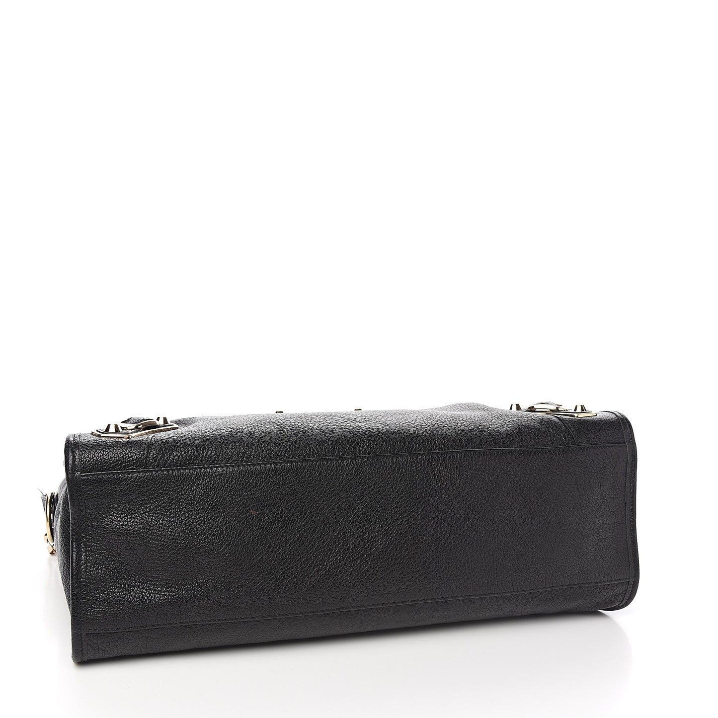 Chevre Gold Metallic Edge Hardware City Black